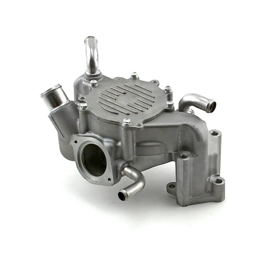 Bomba de agua de aluminio satinado de alto volumen para Chevy SBC 350 Lt1 1993-94