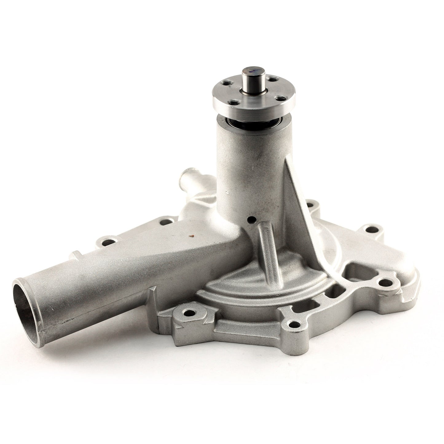 Bomba de agua larga de aluminio de alto volumen Oldsmobile satinada