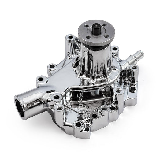 Bomba de agua de aluminio de alto volumen Ford 302 351C Cleveland cromada