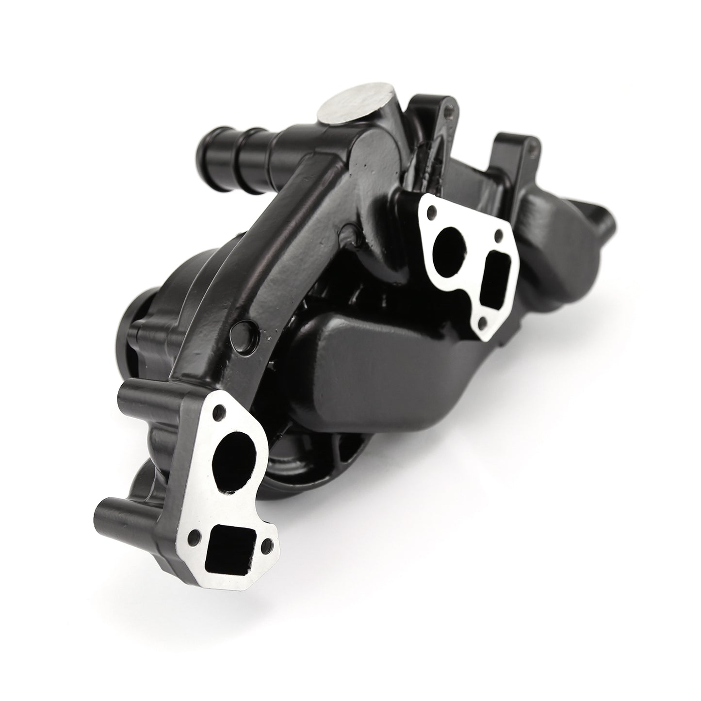 Chevy GM LS High Volume Two-piece Billet Aluminum Water Pump [Black]