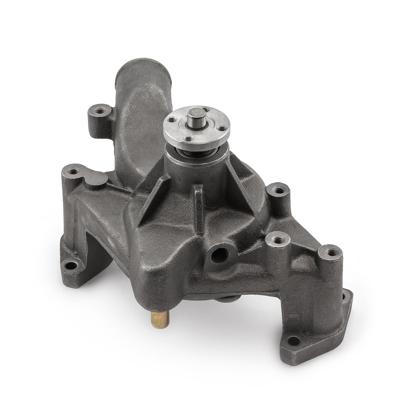 Bomba de agua larga de hierro fundido de alto volumen Chevy SBC 350 Satinada