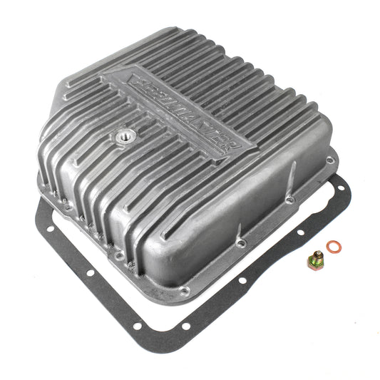 Cárter de aceite de transmisión de aluminio fundido GM Turbo TH350 Speedmaster de capacidad extra