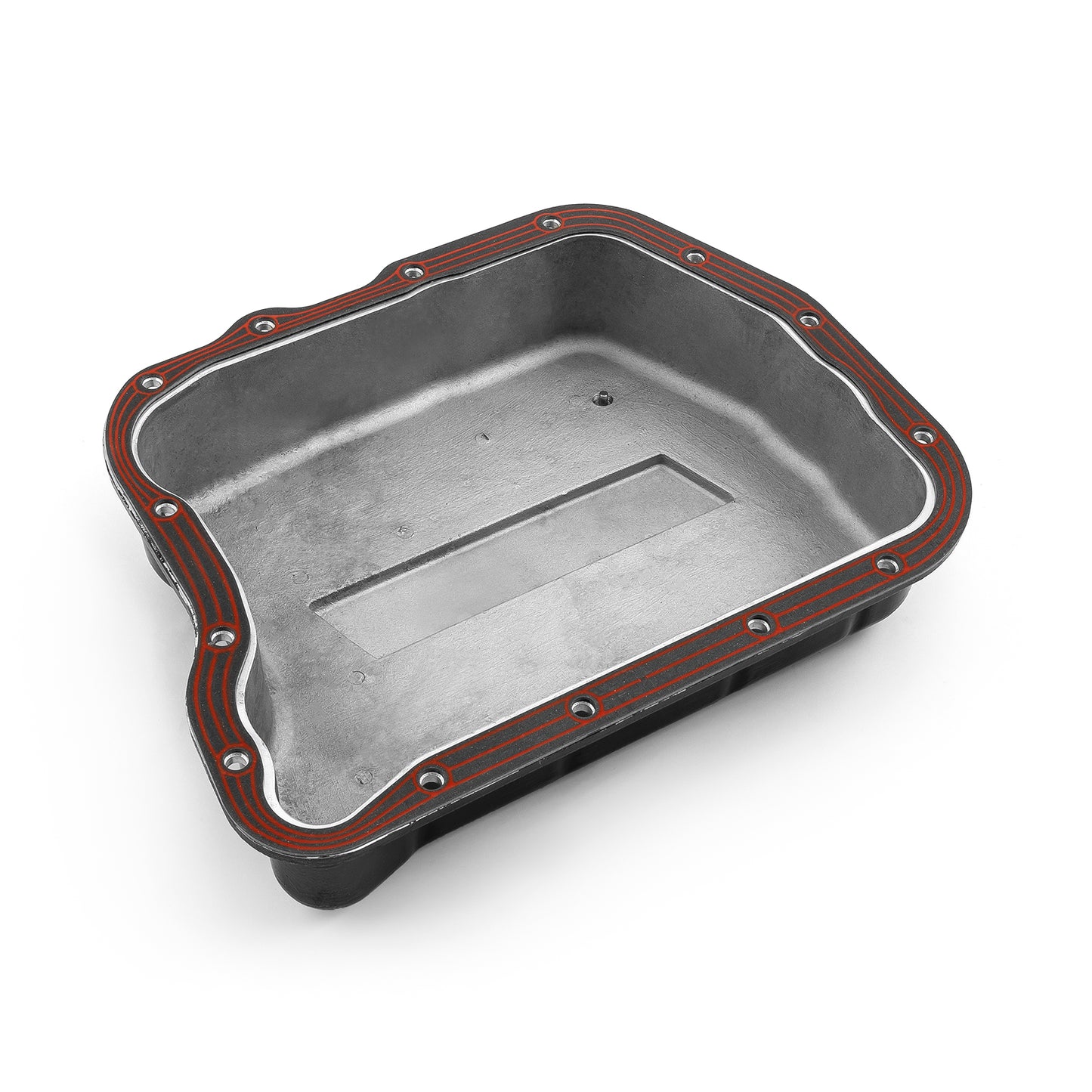 Chrysler Torqueflite 727 Cast Aluminum Transmission Oil Pan Black