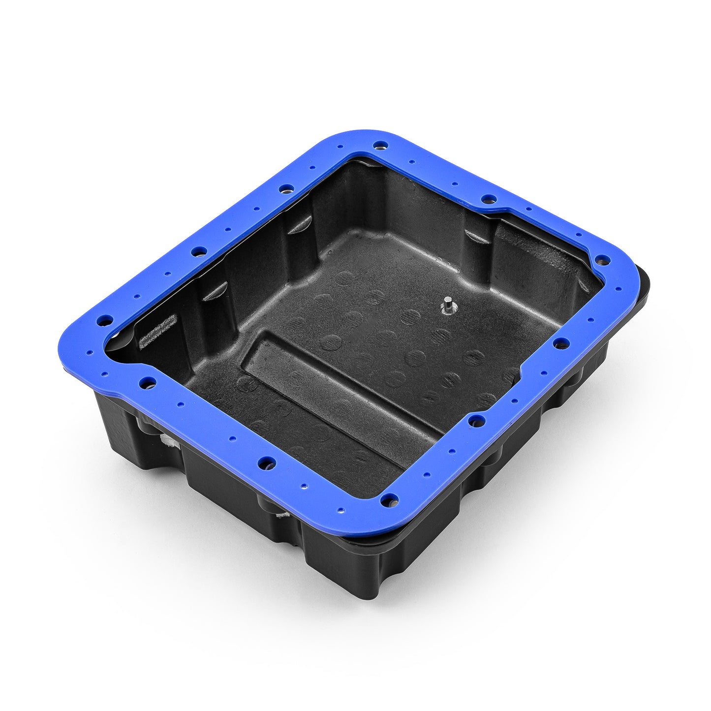 Ford C4 High Volume Transmission Oil Pan Cast Aluminum Finned Black [1.750qt]