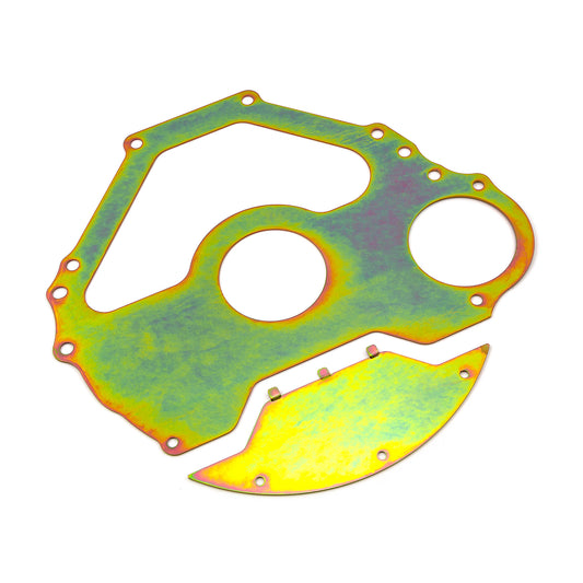 Ford 157T Bell Housing to Engine Block Sandwich Plate w/ Inspection Plate