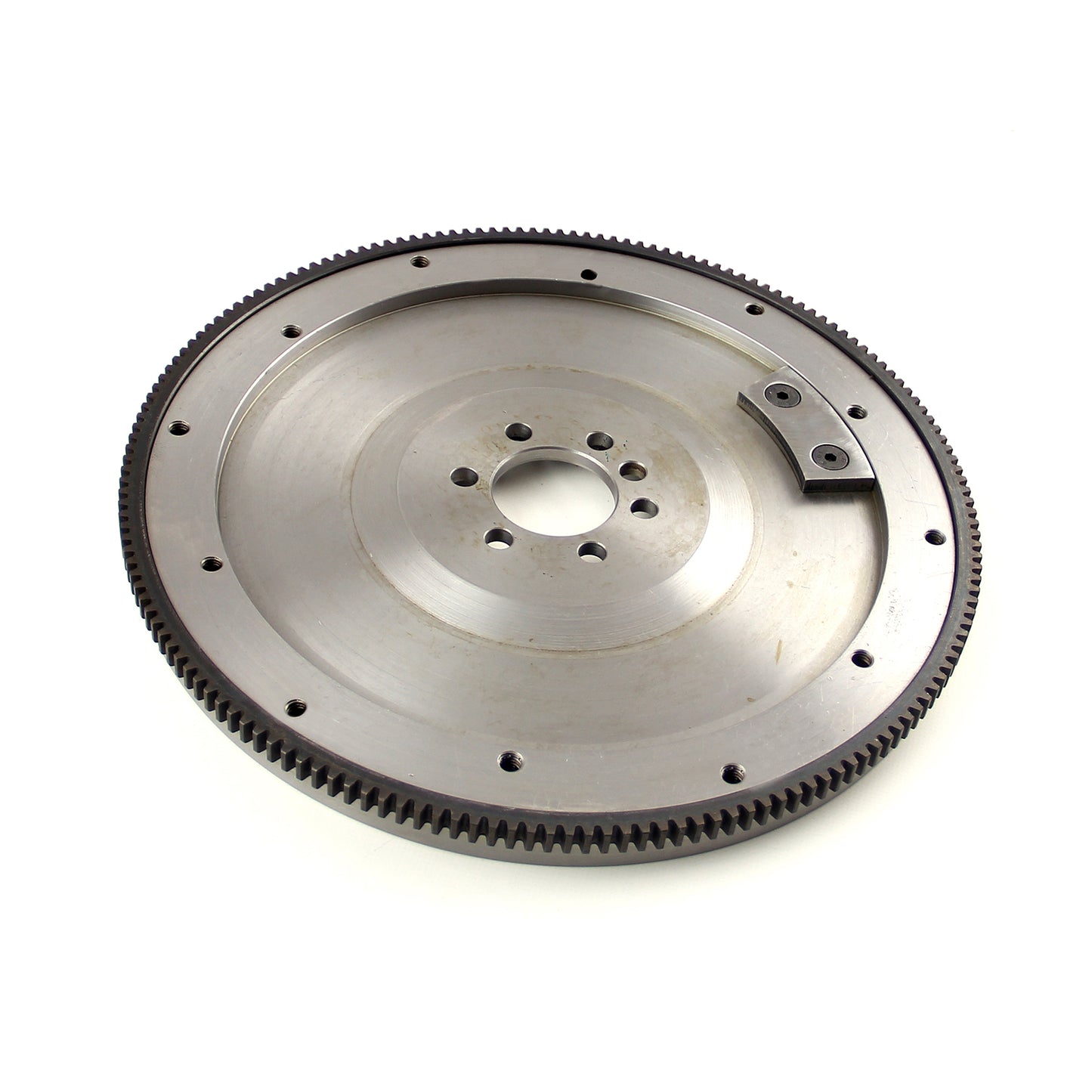 Volante de inercia SFI de acero billet, balanceado externo, 168 dientes, 11" para Chevy SBC 400, 2 piezas, RMS