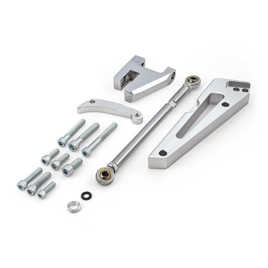 Kit de soporte de alternador de aluminio pulido para bomba de agua corta Chevy BBC 454 SWP