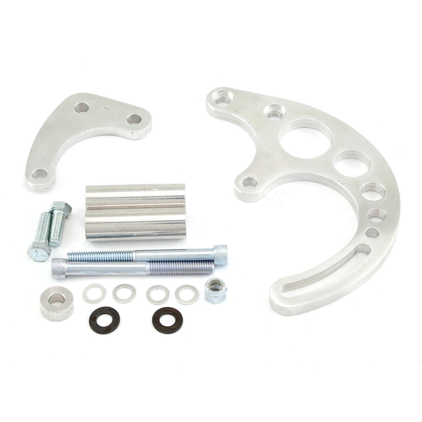 Chevy SBC 350 Billet Power Steering Bracket Low Mount Saginaw