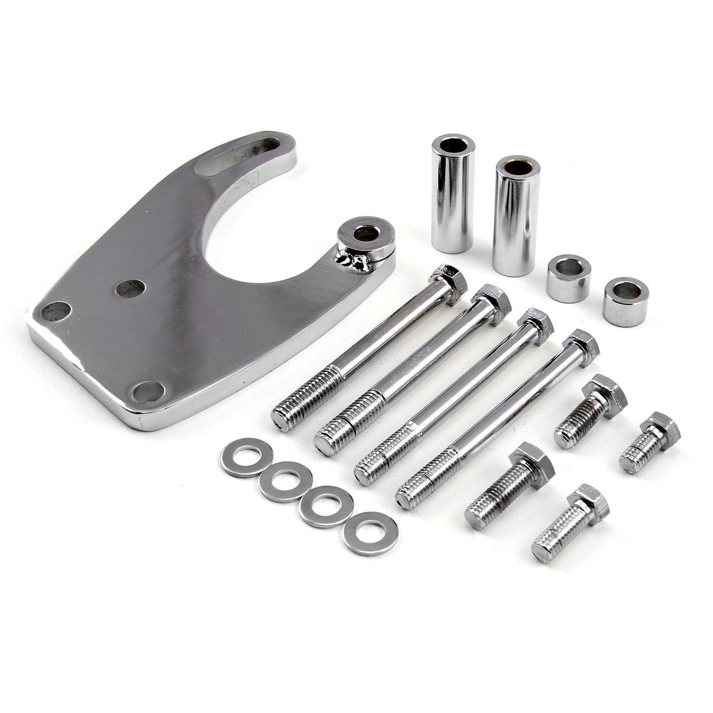 Kit de soporte de dirección asistida cromado para Ford SB 289 302 Windsor