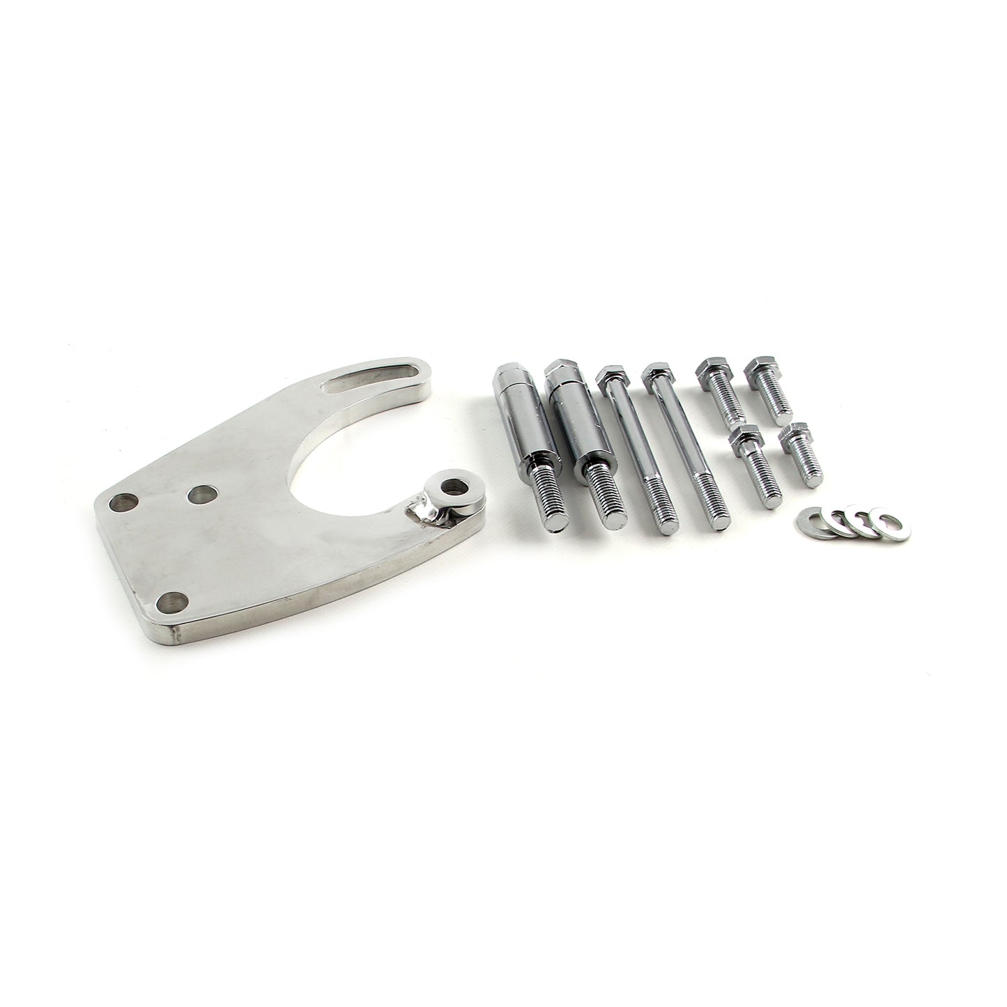 Kit de soporte de dirección asistida cromado para Ford SB 289 302 Windsor