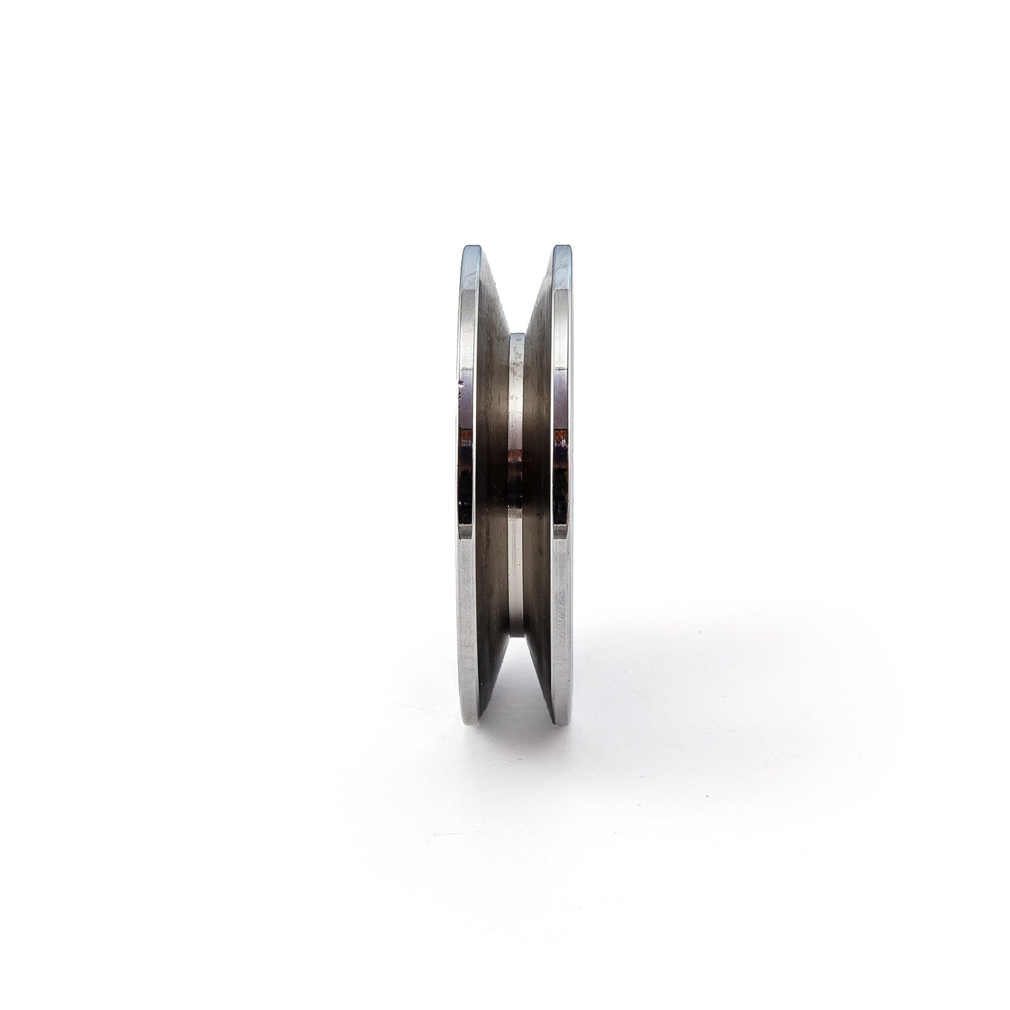 Polea de alternador universal con correa trapezoidal de una sola ranura y cromada
