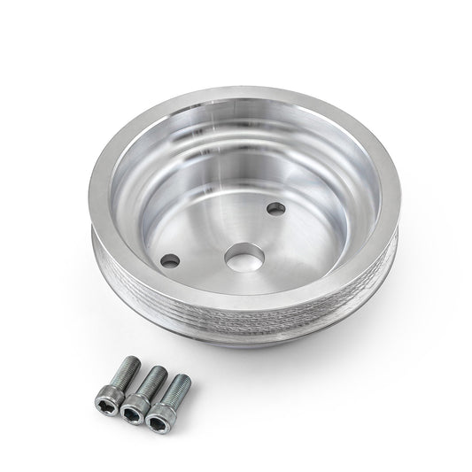 Polea serpentina SWP de bomba de agua corta de aluminio billet SBC para Chevy