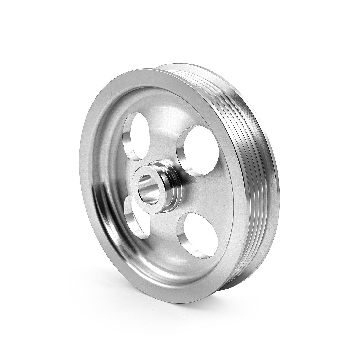 Polea de dirección asistida a presión serpentina tipo 2 para Chevy GM Billet [0,669 pulg.]