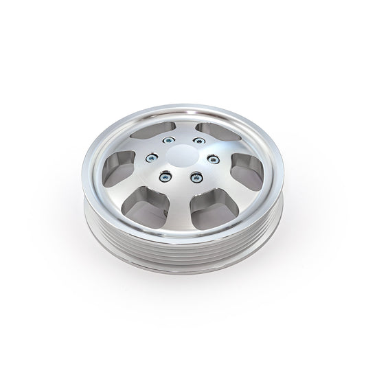 Polea de dirección asistida serpentina de aluminio para Chevy GM Tipo 2