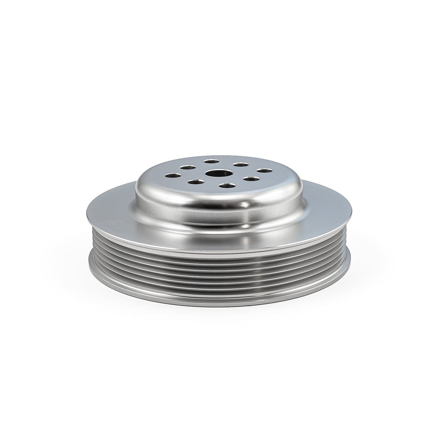 Polea serpentina SWP de bomba de agua corta de aluminio billet SBC para Chevy