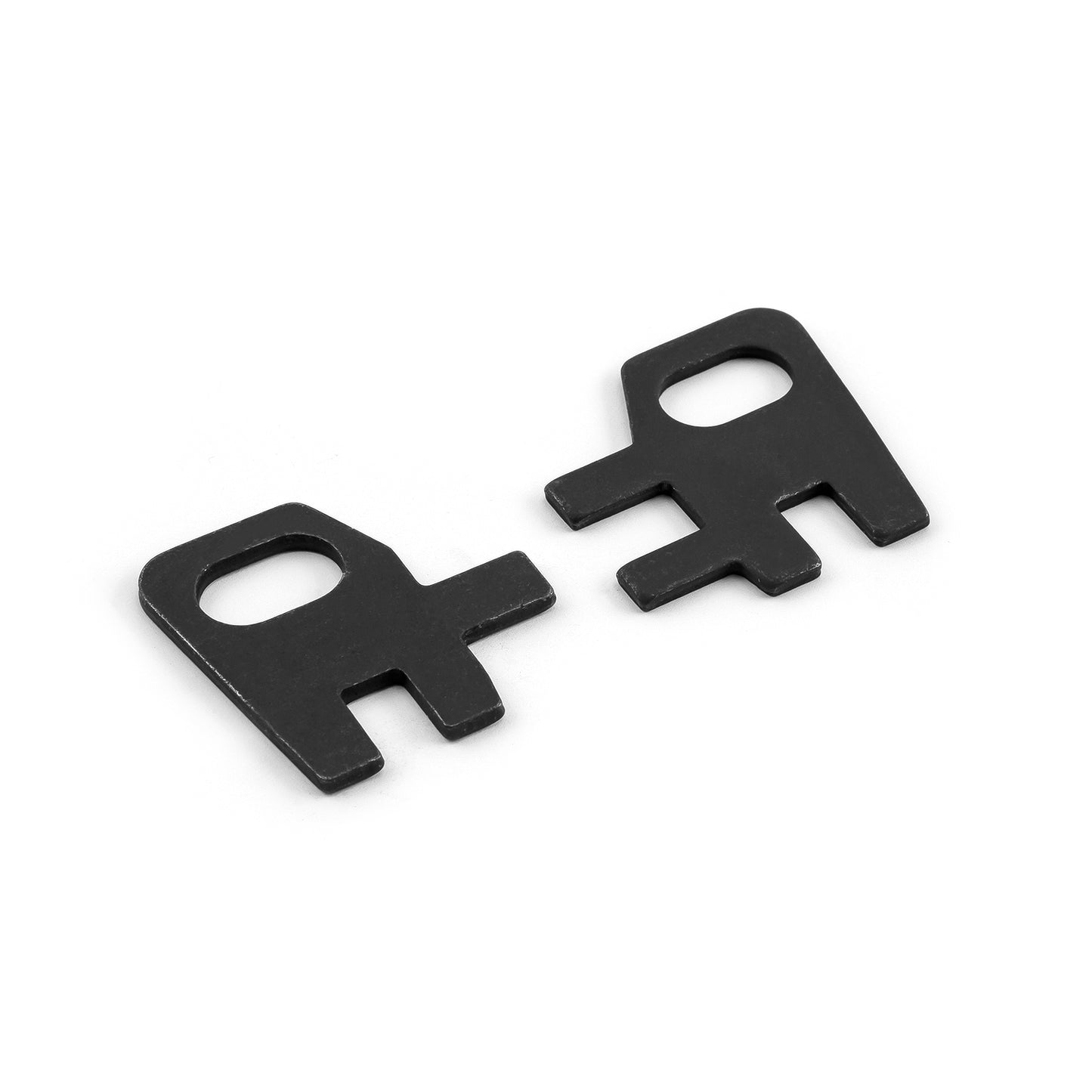 Placas guía planas para Chevy SBC 350 (varilla de empuje de 5/16", orificio para perno de 7/16", ajuste de 2 piezas)