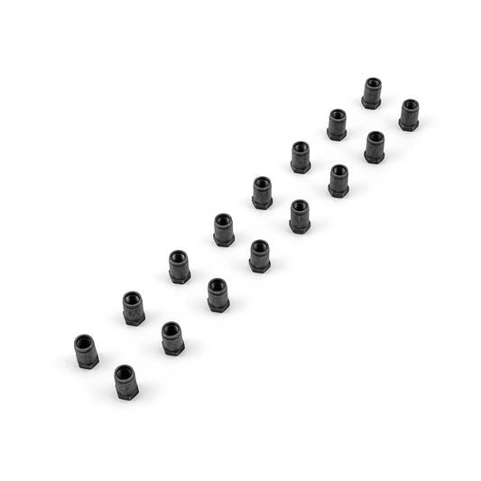 Juego de tuercas para balancines Polylock de 7/16" (compatible con balancines de acero inoxidable)