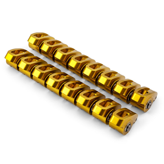 Juego de balancines de aluminio de 7/16" con relación de transmisión de 1.5 para Chevy SBC 350