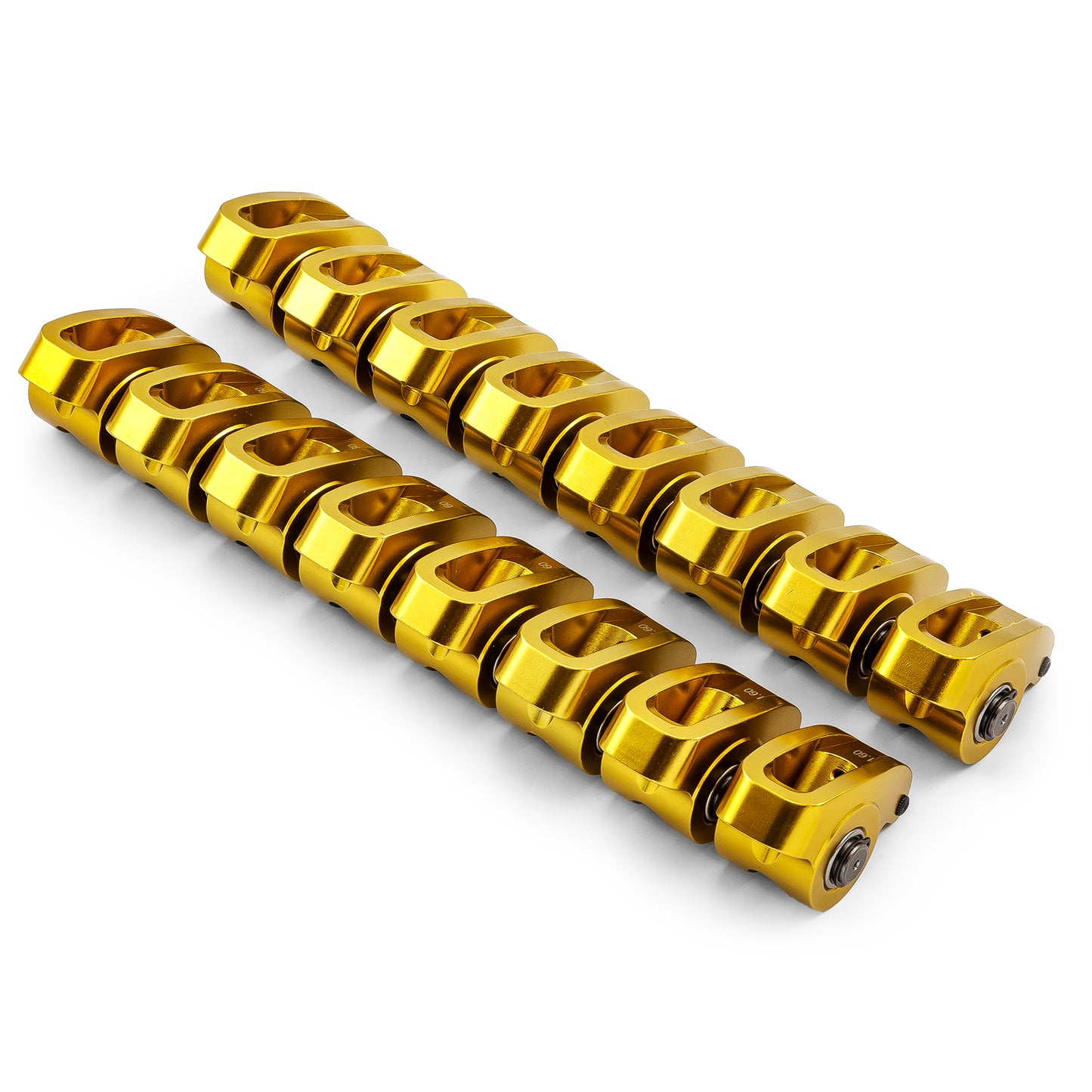 Chevy SBC 350 1.6 Ratio 3/8" Aluminum Roller Rocker Arms Set