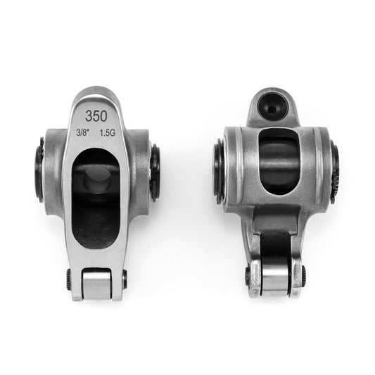 Chevy SBC 350 1.5 Ratio 7/16" Stainless Steel Roller Rocker Arm Set