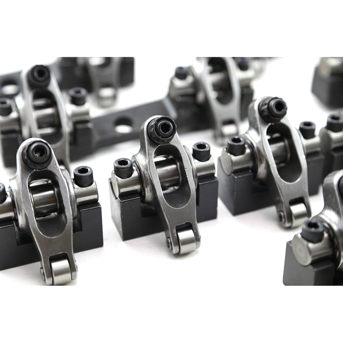 Chevy BBC 454 Shaft Mount 1.7 Ratio Stainless Steel Heavy Duty Race Rocker Arms