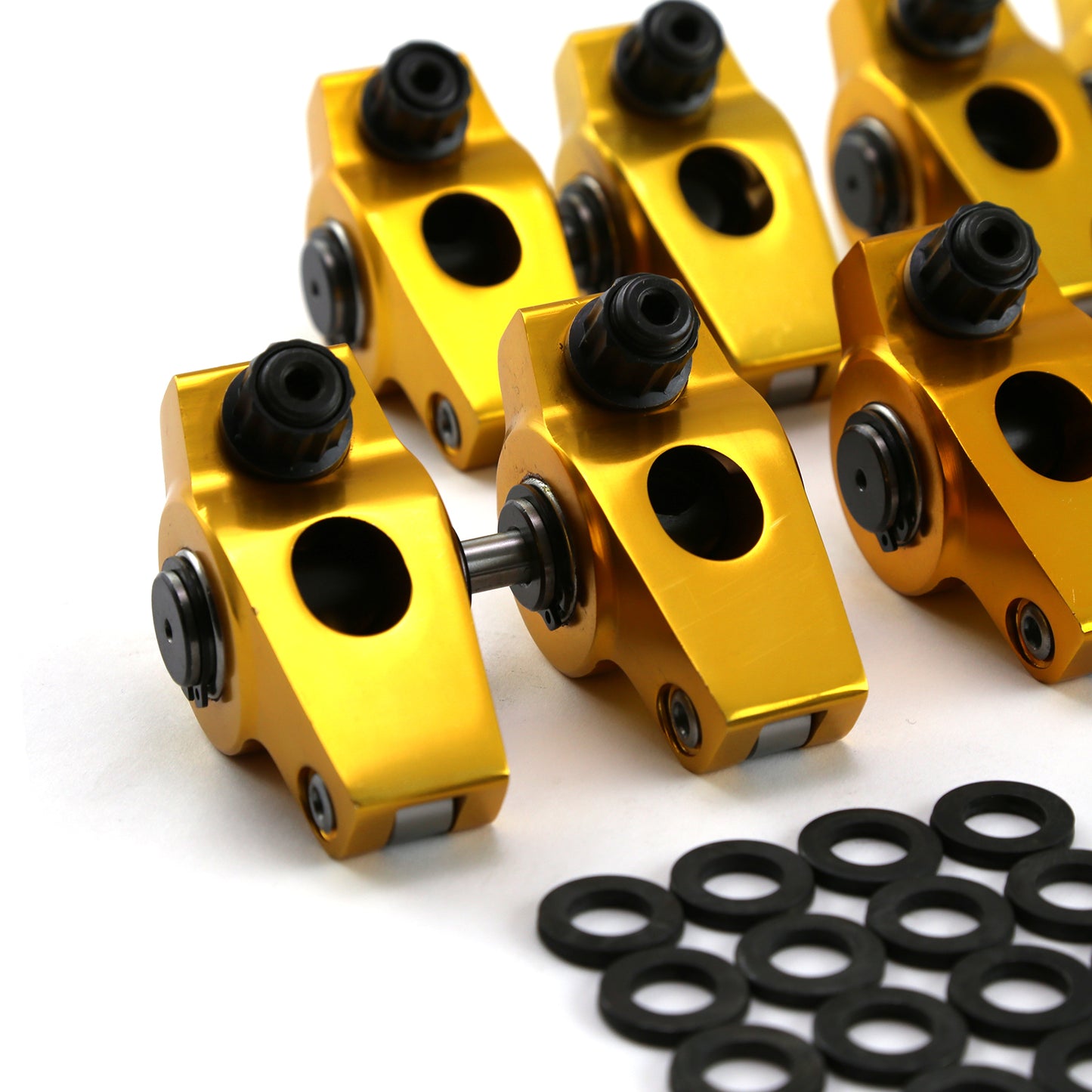 Juego de balancines de montaje en eje de aluminio para Oldsmobile 330, 350, 400, 425 y 455, relación 1,6