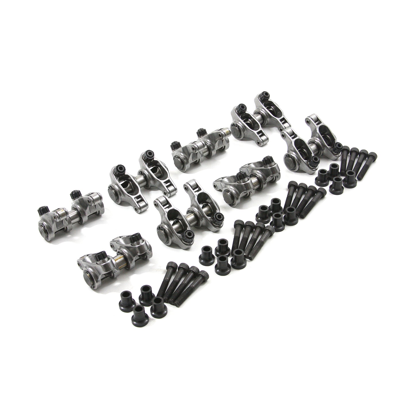 Chevy GM LS1 / LS6 1.9 Ratio Adjustable Stainless Steel Roller Rocker Arm Set