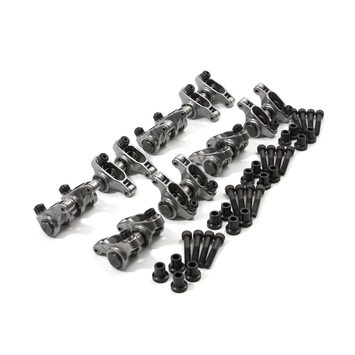 Chevy GM LS1 / LS6 1.9 Ratio Adjustable Stainless Steel Roller Rocker Arm Set
