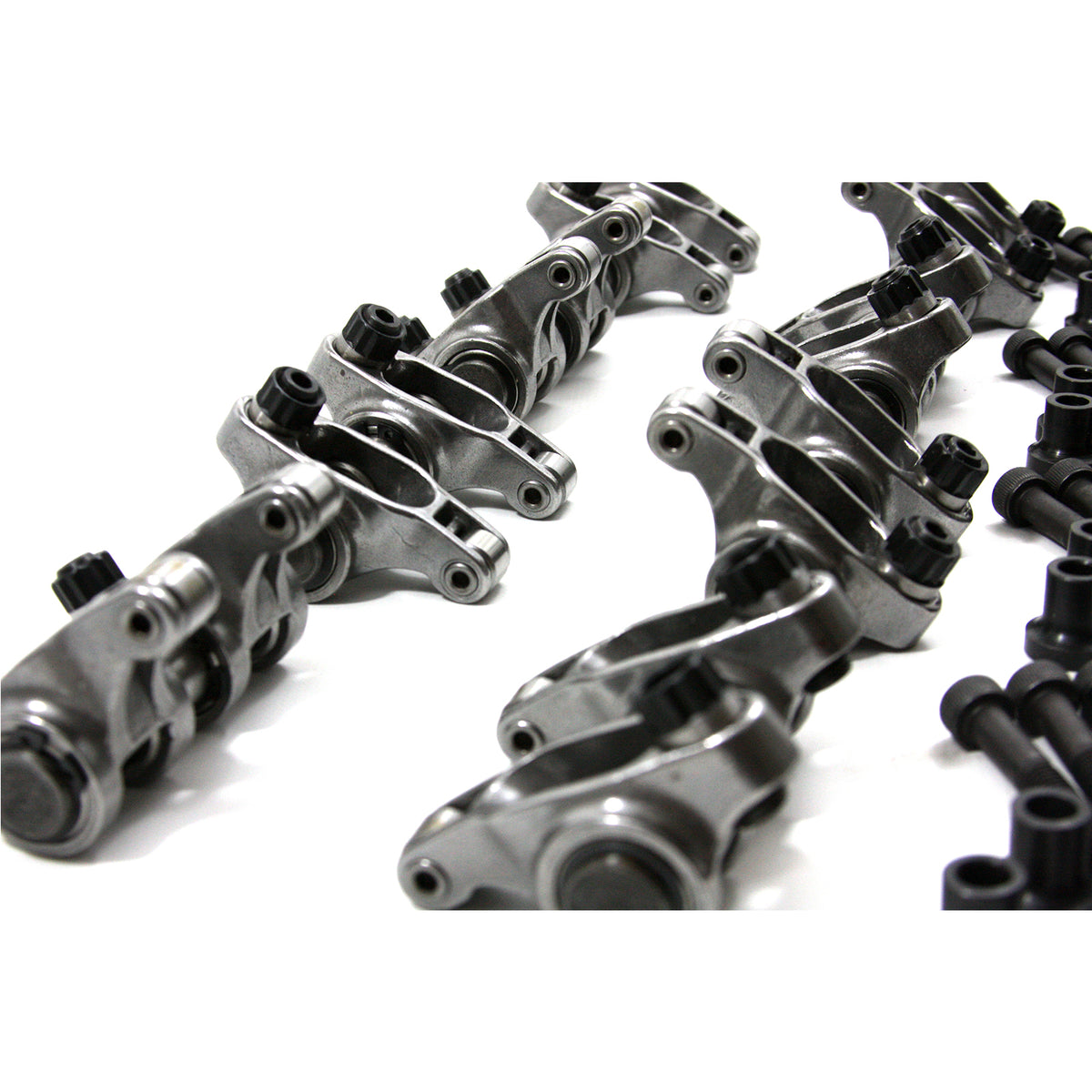 Juego de balancines de rodillos de acero inoxidable ajustables para Chevy GM LS1/LS6 1.9