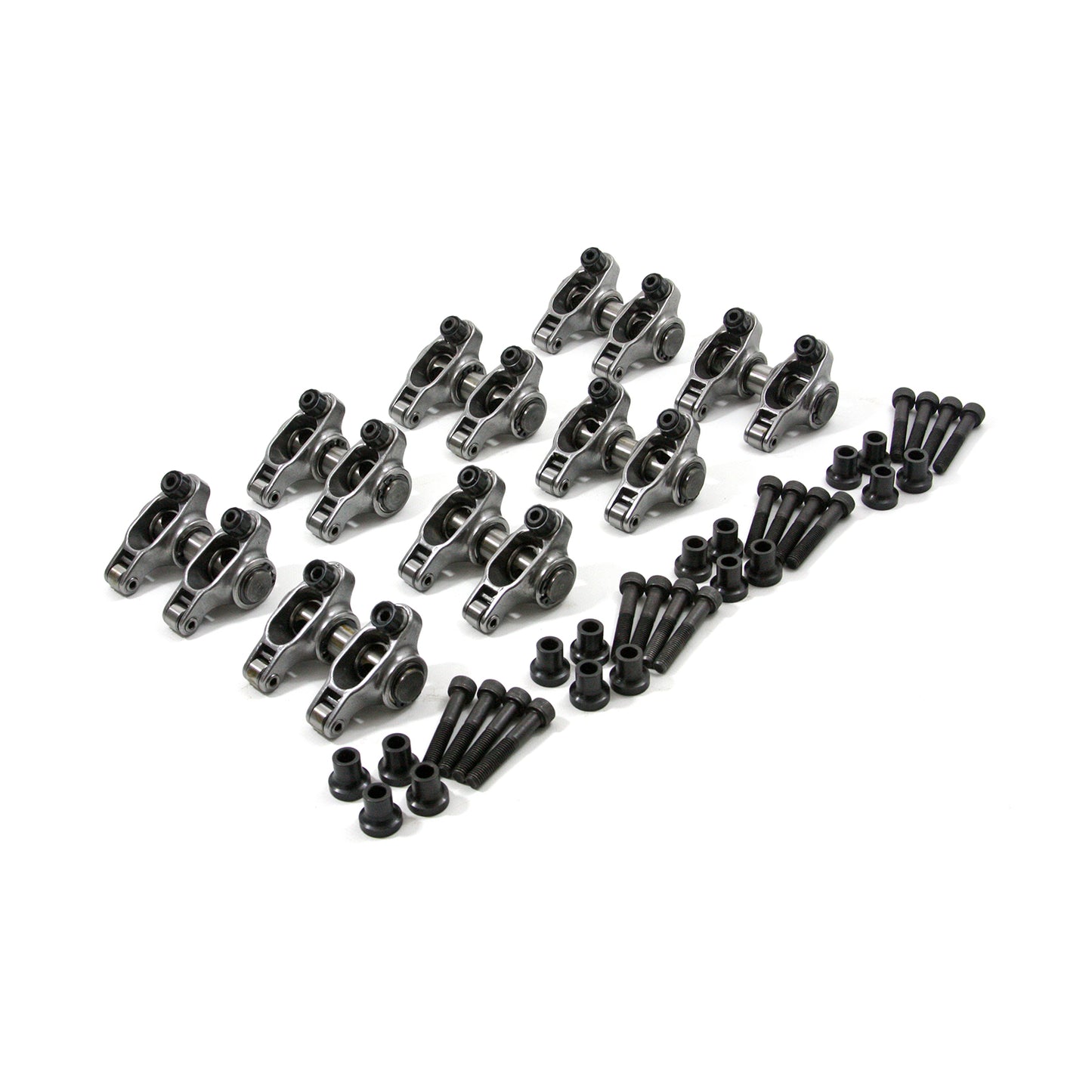 Chevy GM LS1 / LS6 1.8 Ratio Adjustable Stainless Steel Roller Rocker Arm Set