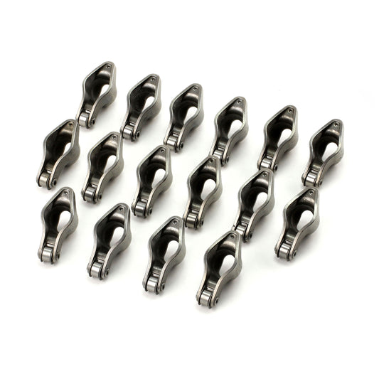 Chevy SBC 350 1.6 Ratio 7/16" Self Aligning Steel Roller Tip Rocker Arm Set