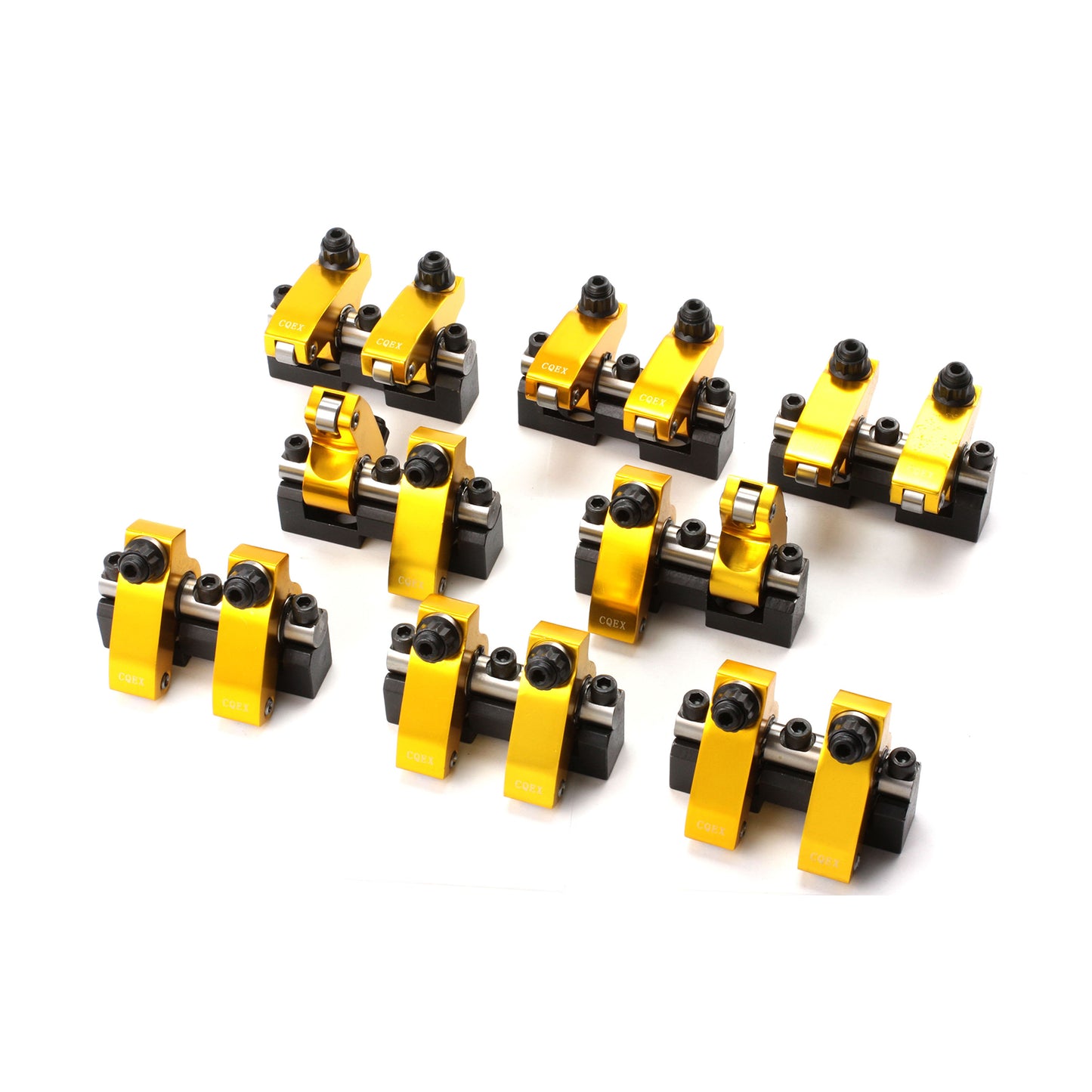 Ford SB 289 302 351 Windsor 1.6 Ratio Aluminum Shaft Mount Roller Rocker Arm Set