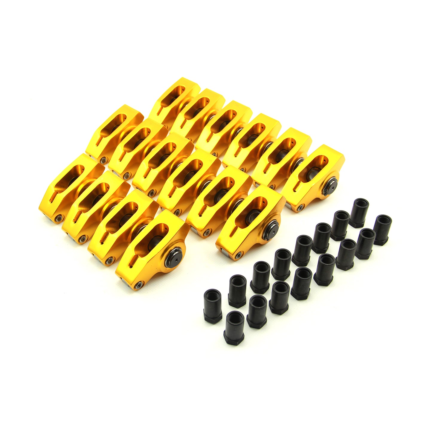 Juego de balancines de aluminio para Ford 302 351C Cleveland 460 Outlaw de 1,73" y 7/16"