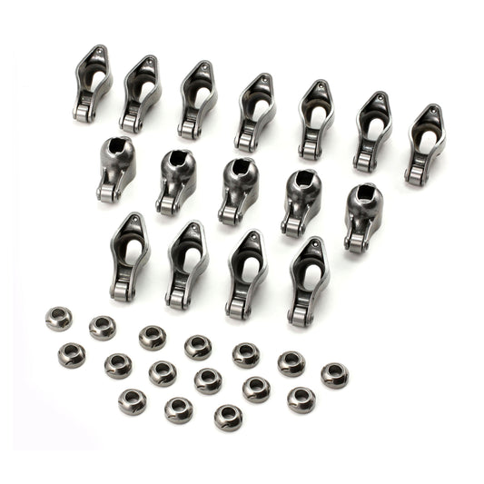 Juego de balancines con punta de rodillo de acero de 1,7 3/8" para Ford SB 289 302 351 Windsor