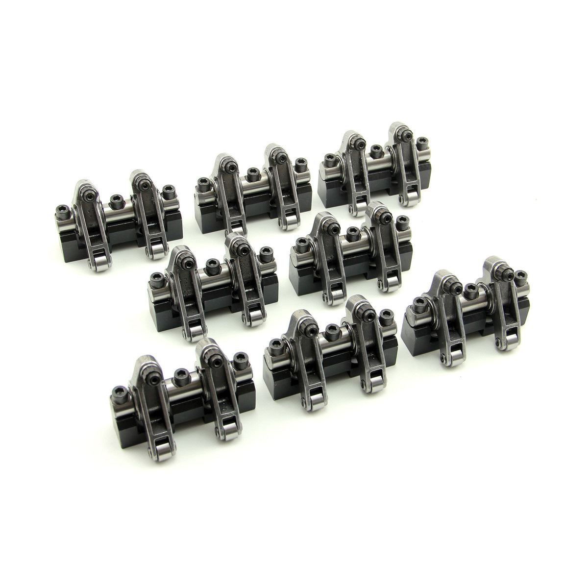 Ford SB 289 302 351 Windsor Shaft 1.7 Zero Offset Stainless Steel Rocker Arms