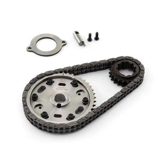 Kit de cadena de distribución de acero billet ajustable de 2 piezas y doble rodillo para Ford 429 460