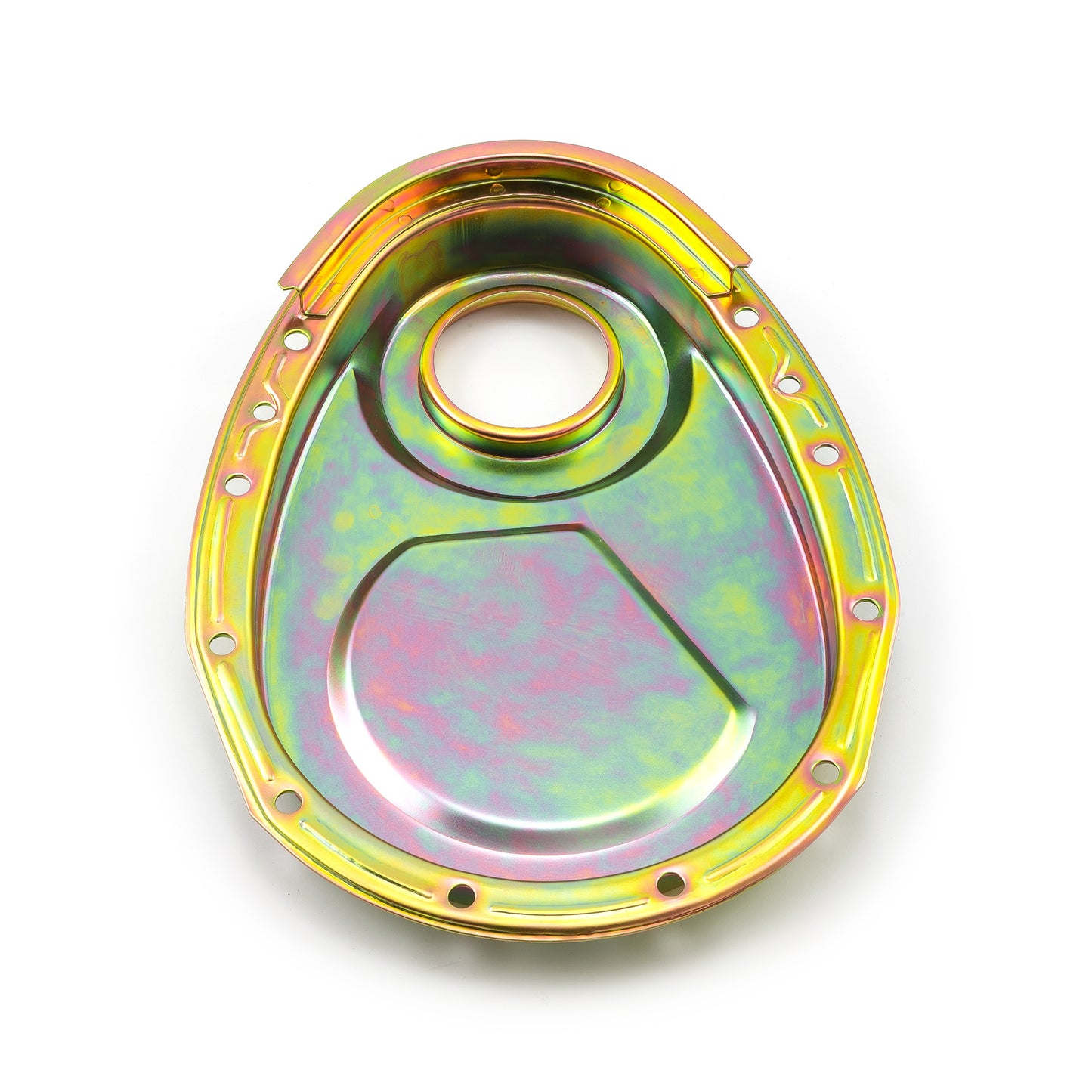 Cubierta de cadena de distribución de acero zincado para Chevy SBC 350