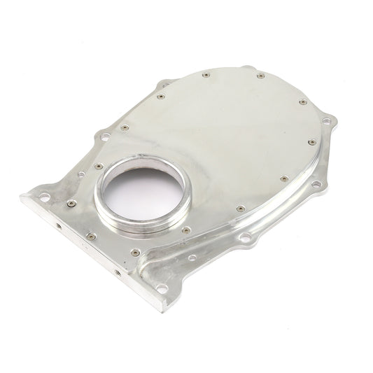 Cubierta de cadena de distribución con placa de leva extraíble de aluminio Mopar Chrysler BB 383 440