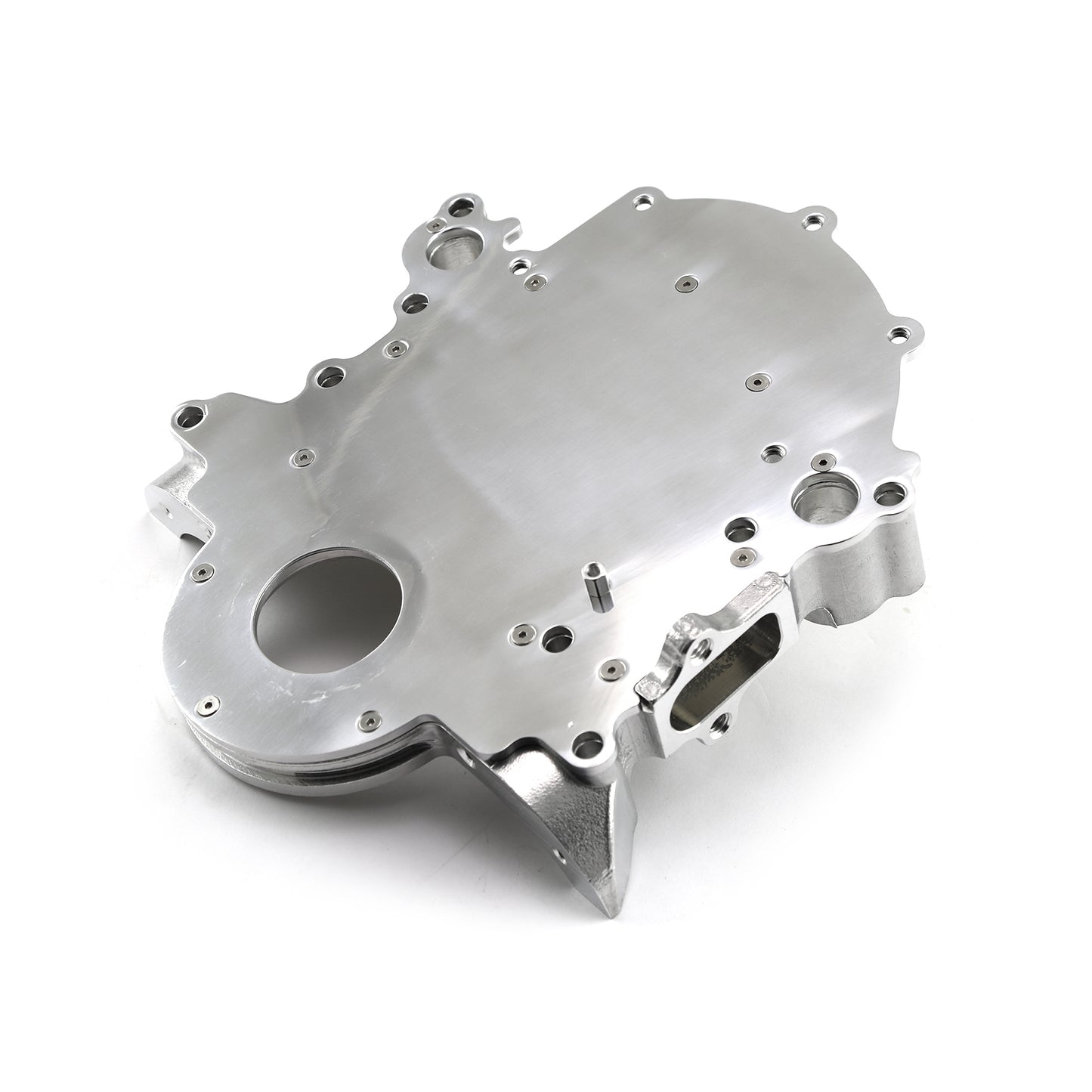 Cubierta de cadena de distribución de aluminio billet de 2 piezas para Ford SB 289 302 351 Windsor 5.0L 1968-99