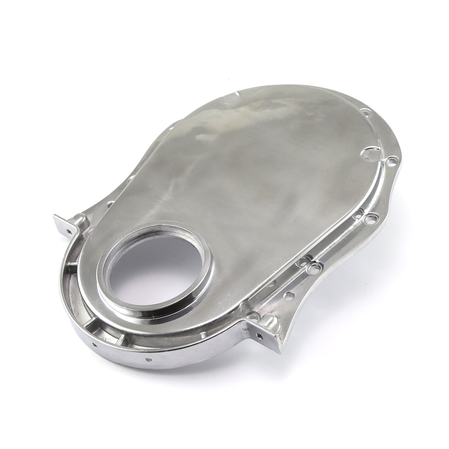 Cubierta de cadena de distribución de aluminio pulida para Chevy BBC 454 Gen 4