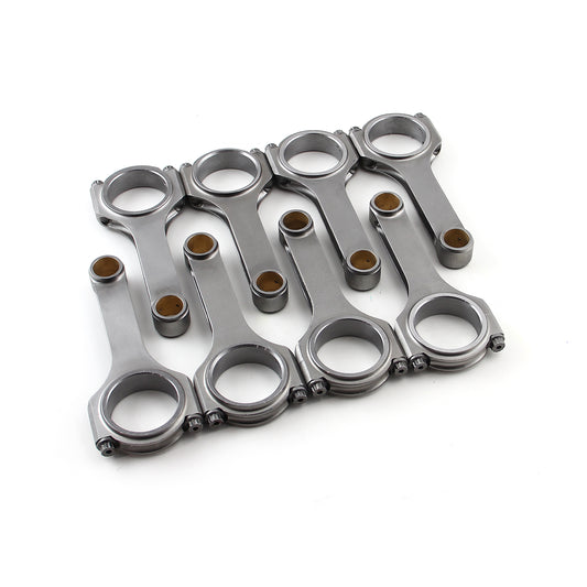 H Beam 5.933" 2.086" .866" Bronze Bush 4340 Connecting Rods (Ford 4.6L / Coyote)