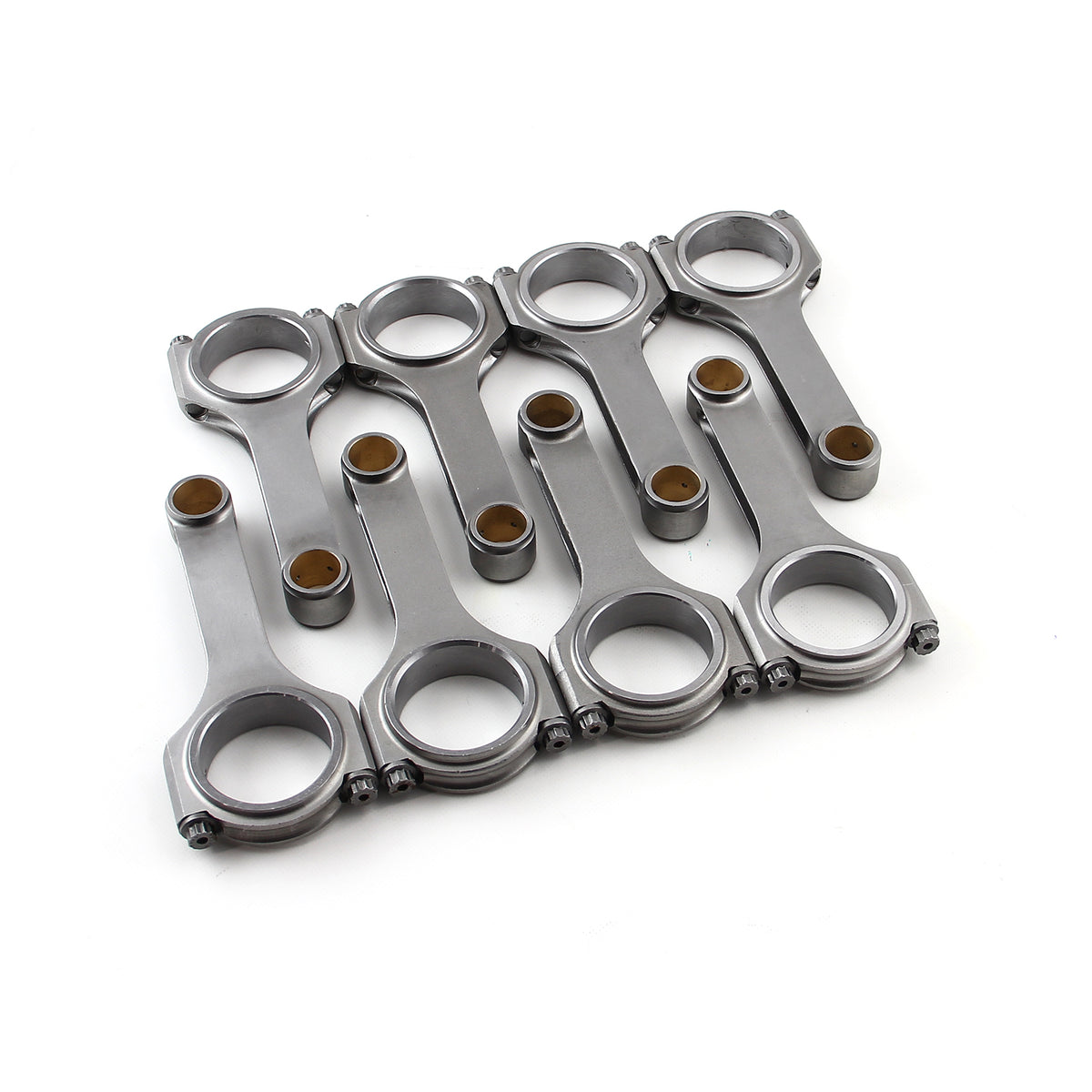 H Beam 5.933" 2.086" .866" Bronze Bush 4340 Connecting Rods (Ford 4.6L / Coyote)