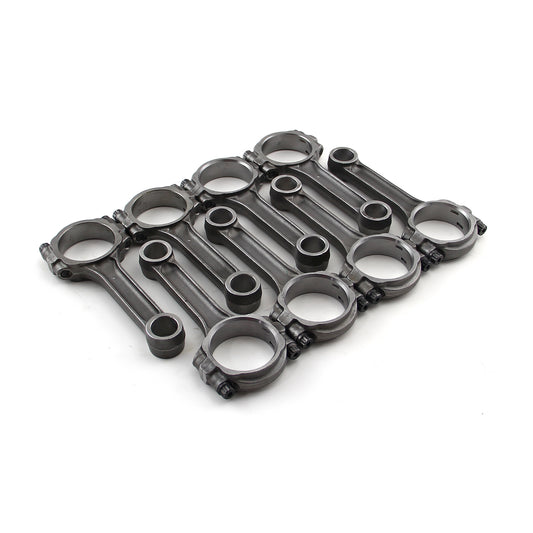 Bielas de 6,135" x 2,200" x 0,990" con ajuste a presión 5140. Compatible con: Chevy BBC 454