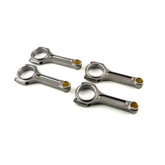 Bielas de carrera con viga en I de 5,630" (1,890") y 0,866" (calibre de bronce 4340), compatibles con Honda H23