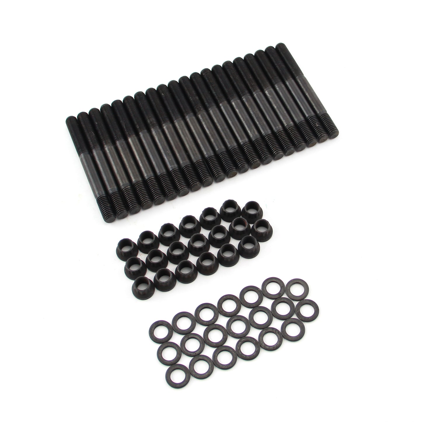 Kit de espárragos de culata de 12 puntas para Ford 302 351C Cleveland [Compatible con culatas de 2 y 4 válvulas]