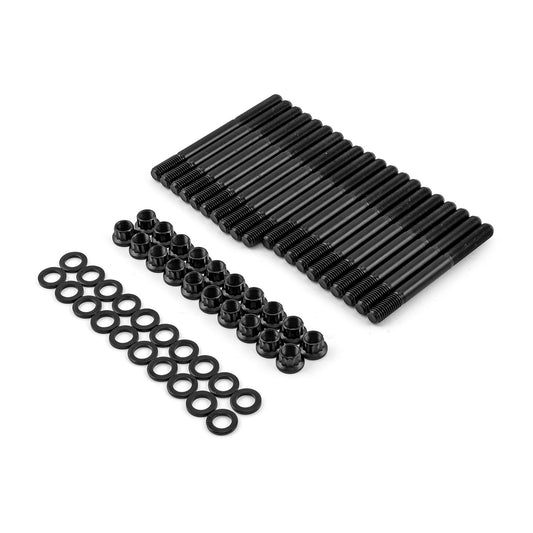 Kit de espárragos de culata de 12 puntas para Ford 302 351C Cleveland [Compatible con culatas Speedmaster 3V]