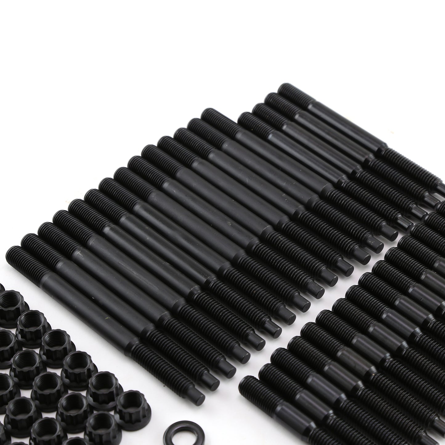 Chevy SBC 350 3/8" to 7/16" DONOVAN Aluminum Block Head Stud Kit