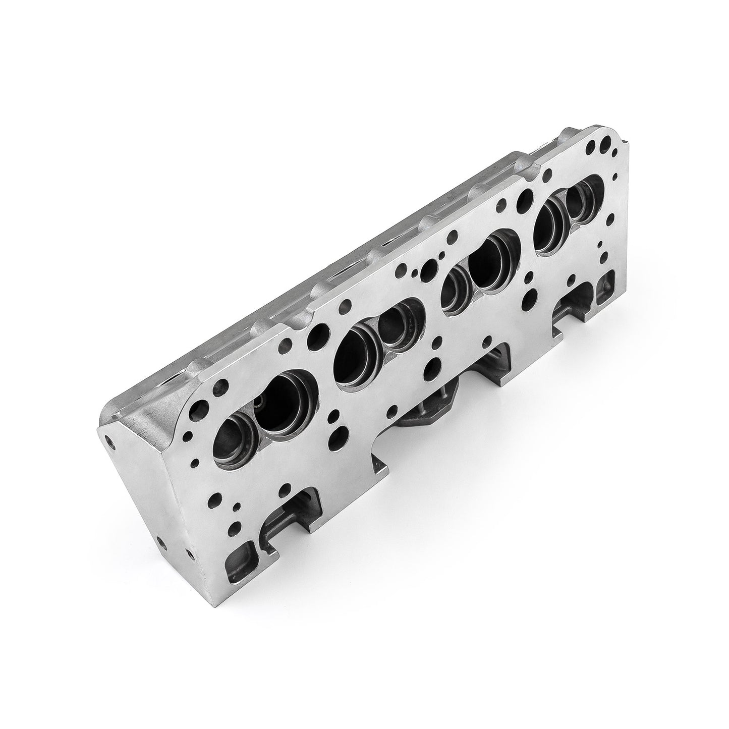 Culata de aluminio desnuda angular para Chevy SBC 350 (160 cc, 64 cc) [Semiterminada]
