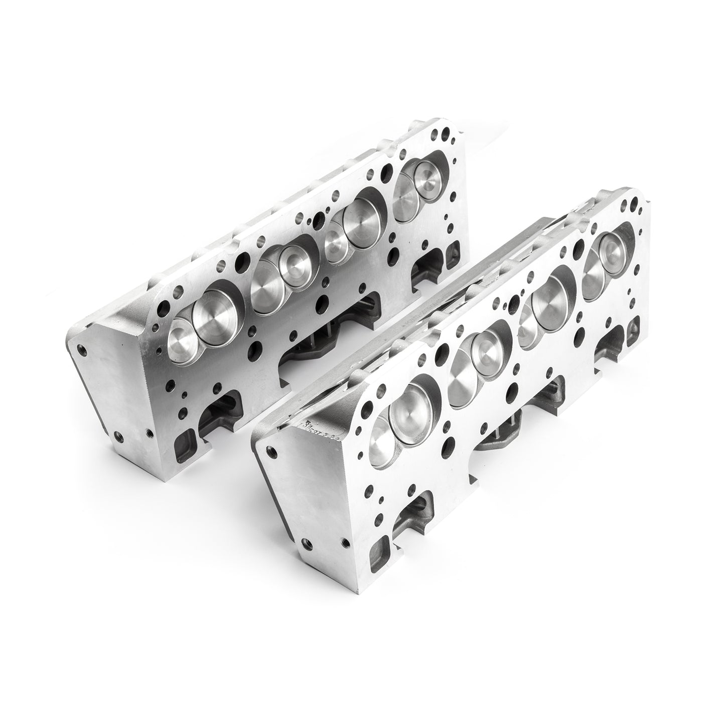Culatas de cilindros hidráulicas angulares ensambladas con rodillos para Chevy SBC 350 (190 cc, 64 cc)