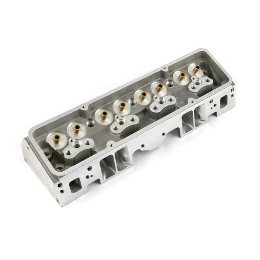 Culata de aluminio desnudo Chevy SBC 350 de 217 cc y 64 cc, totalmente CNC y recta.